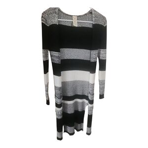 Faded Glory Monochrome Long Sleeve Dress